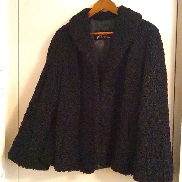 Davidson's of Indiana Genuine Lamb Fur Jacket  Sz L - Picture 1 of 10